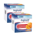 Arginaid Arginine Powder Drink Mix, Orange - Διατροφικές Ανάγκες για Φροντίδα Τραυμάτων - 0,32 OZ Packets (14 CT/Pack) (Διατροφή των 2)
