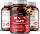 AMALTH Devils Claw Extract 500 mg, 120 κάψουλες Veggie, συμπυκνωμένο εκχύλισμα ρίζας, συμπλήρωμα βοτάνων Devils Claw, μη ΓΤΟ, συμπλήρωμα Vegan