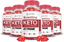 Justified Laboratories (5 Pack Boostline Keto ACV Gummies Extreme 2000MG Boost Line Keto Gummies Apple Cider Vinegar Formed with Pomegranate Beet Buice Powder B12 Vegan Non GMO 300 Gummys
