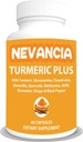 Turmeric Plus - με Turmeric, Glucosamine, Chondroitin, Boswellia, Methionine, MSM & More – 10 Συστατικά που υποστηρίζουν αρθρώσεις, οστά, δέρμα, πέψη, καρδιά & ανοσοποιητική υγεία - 60 κάψουλες