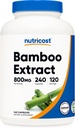 Nutricost Bamboo Extract, 400 mg, 240 Κάψουλες - Vegan, Χωρίς γλουτένη και μη ΓΤΟ - 120 Με 800 mg
