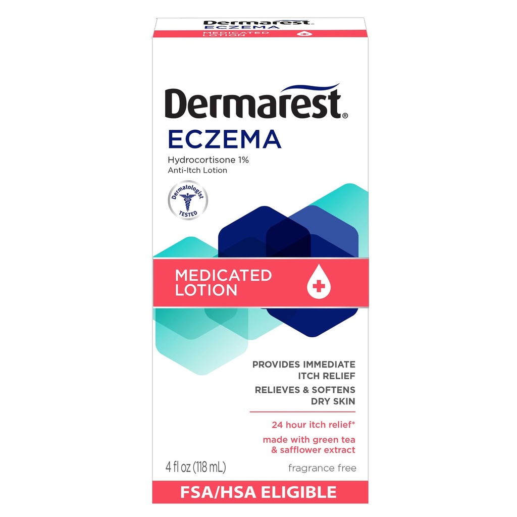 Dermarest Eczema Medicated Lotion, 4 fl oz (Pack of 1)