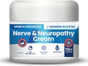 Κρέμα Νευροπάθειας Arnica Ενισχυμένη και L’Arginine Ενισχυμένη Φόρμουλα - Μέγιστη Ανακούφιση Δύναμης για Πόδι, Χέρια, Πόδια, Πόδια Περιλαμβάνει 7grams L’Arginine; Βιταμίνη B6, MSM, Arnica, Aloe -2,82oz