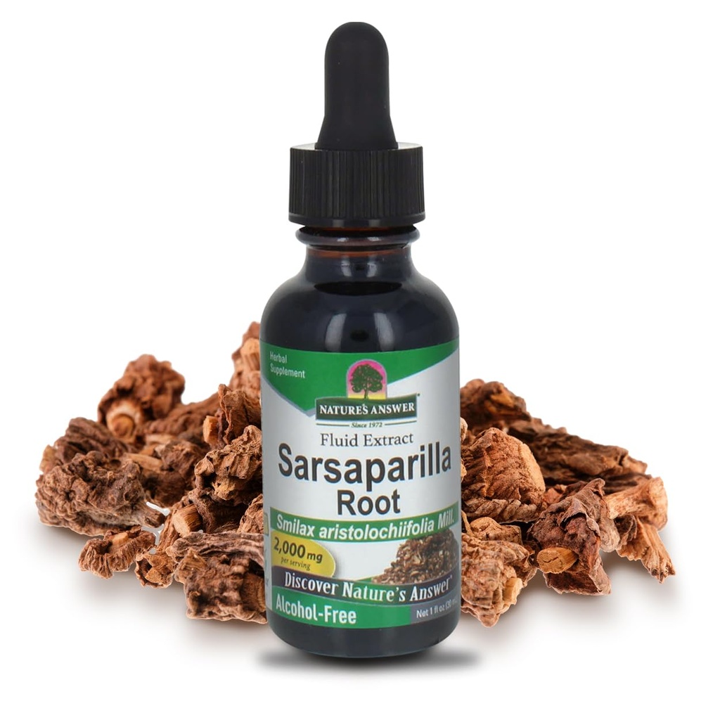 Απάντηση της φύσης Χωρίς αλκοόλ Sarsaparilla Root Liquid , 1-Fluid Ουγγιά 