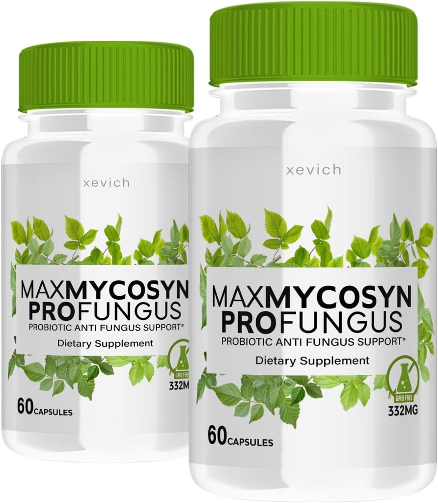 Max Mycosyn Pro Fungus - MaxMycosyn ProFungus Advanced Formula (2 Συσκευασία, 120 κάψουλες)