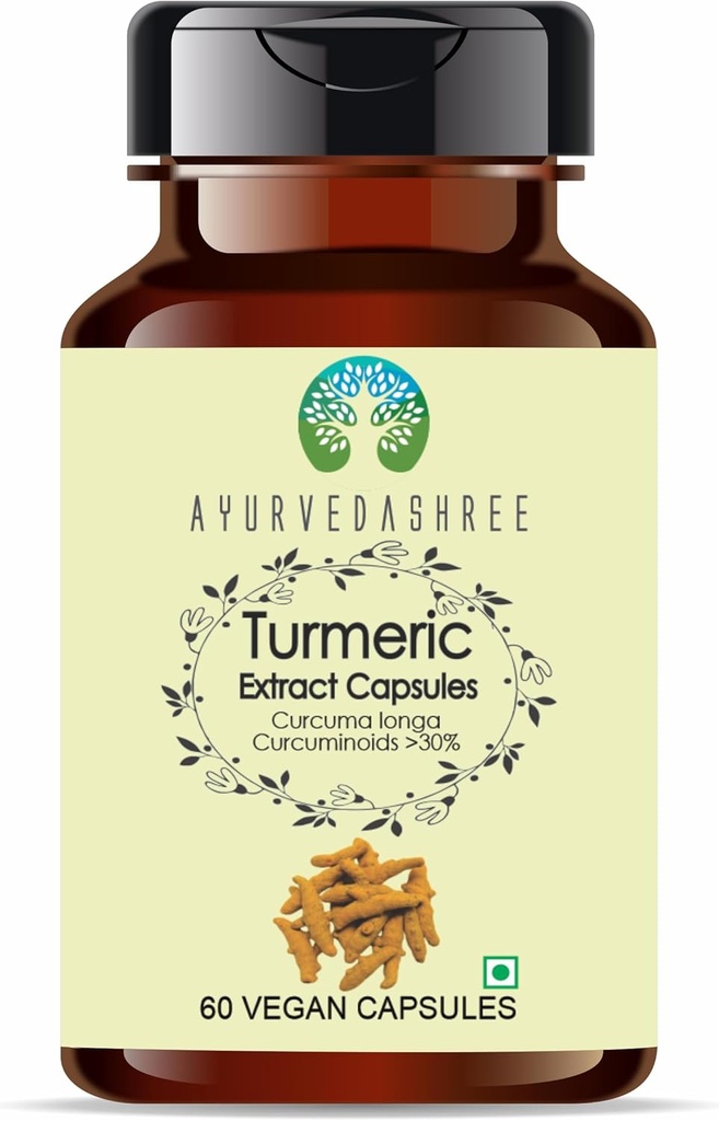 Turmeric Extract 500mg - 60 κάψουλες χορτοφαγικής 