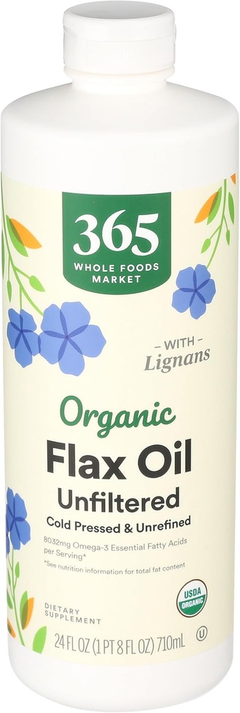 365 από το Whole Foods Market, Organic Flax Oil High Lignan, 24 Fl Oz
