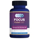 Focus Relief Plus Dry Eye Formula (90 ct. 30 Day Supply) Dry Eye Omega 3 Συμπληρωματικό - Omega 3 Fish Oil for Dry Eye