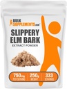 BulkSupplements.com Slippery Elm Bark Extract Powder - Slippery Elm Powder, που προέρχεται από Ulmus Rubra Bark - Χωρίς γλουτένη, 750mg ανά Σερβίρισμα, 250g (8,8 oz) (Pack of 1)