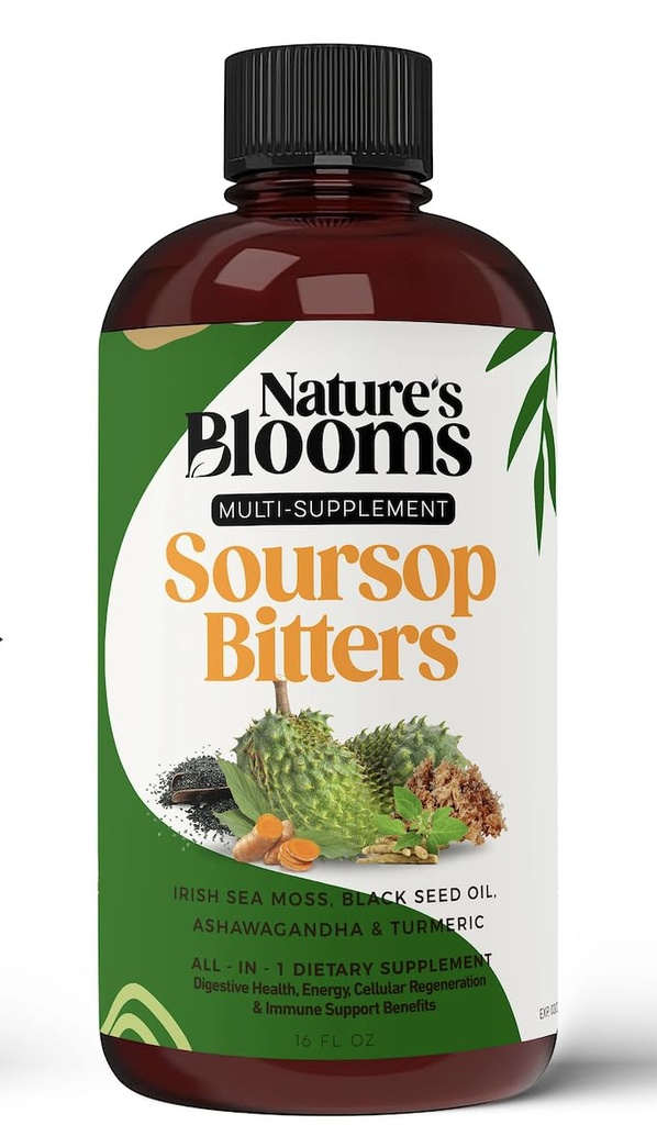 Συμπλήρωμα υγρού bitters Soursop, 16 oz 