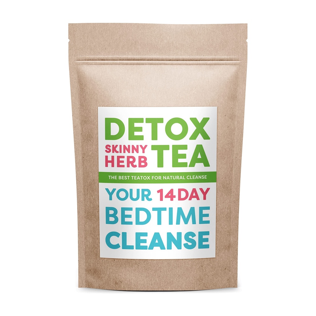 14 Ημέρες Καθαρισμός Ώρα κρεβατιού: Detox Skinny Herb - Αποτελεσματικό Detox και Τσάι Υποστήριξης, 100% Φυσικό