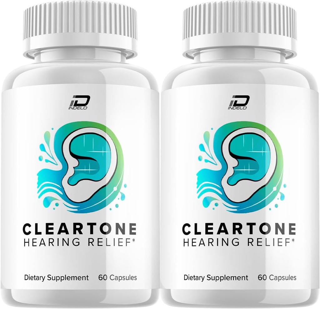 ClearTone Υγιεινή υποστήριξη αυτιών συμπλήρωμα, Clear Tone αυτί δαχτυλίδι ανακούφιση, ClearTne εμβοές θεραπεία, Σύνθετη Formula Clear τόνος για την ακοή Κριτικές υποστήριξη (2 Pack - 120 κάψουλες)