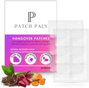 Natural Hangover Patches - Αδιάβροχα Clear Party Patches (30 Count) - Διακριτικά και Sticks στο δέρμα Καλά - Χρήση Πριν από το ποτό και το ξύπνημα Ανανεωμένο και Ενεργοποιημένο Μετά το Κόμμα