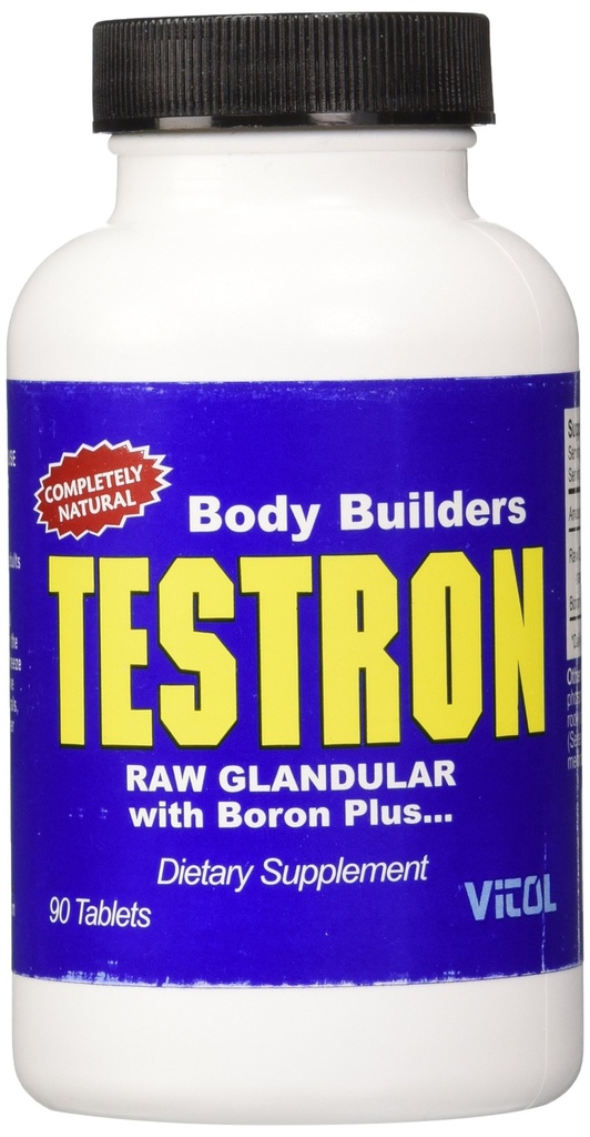 Vitol Body Builders Testron δισκία, 90- Count μπουκάλια