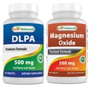 Best Naturals DLPA 500 mg & οξείδιο του μαγνησίου 500 mg