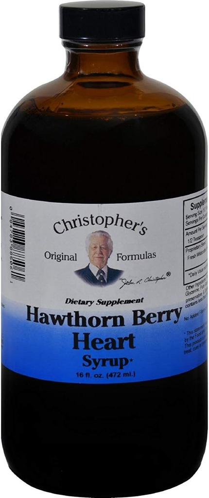 Christopher's Original Formulas Hawthorn Berry Heart Syrup - 16 fl oz 