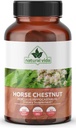 εκχύλισμα αλόγου Chestnut Aescin 20% - 1000mg κάψουλες Vegan συμπλήρωμα βοτάνων - μη-GMO, χωρίς γλουτένη - Δύο μήνες προσφοράς (120 κόμης) (1)