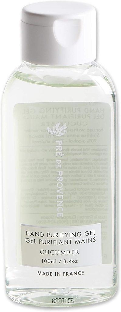 Pre de Provence Advanced Alcohol Based Hand Sanitizer Gel Ενυδατώνει & μαλακώνει τα χέρια, 3.4 Ουγγιά υγρών, αγγούρι
