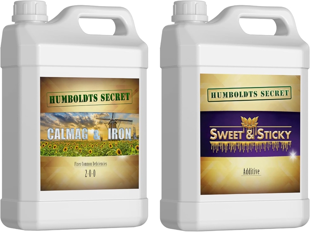 Humboldts Secret CalMag & Iron Supplement – Υποστηρίζει στάδιο βλάστησης και ανθοφορίας (32 oz) w/Sweet & Sticky – Carbohydrate και Saccharide πηγή ενέργειας – Ενέργεια για τα φυτά (32 oz)