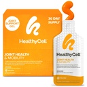 Healthycell Joint Health & Mobility Daily Liquid Supplement - Κοινό Συμπλήρωμα Υποστήριξης, Ανταπόκριση Φλεγμονής, Cartilage & Ευελιξία με Κουρκουμίνη, Γλυκοσαμίνη & Χονδροϊτίνη - 30 Gel πακέτα