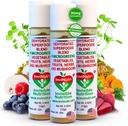 InviNutri Superfood Picky Eaters – Unflavoured, Sensory-Friendly – 40x Nutrient-Rich, 30mg Sulforafane – Organic Microgreens, Fruits & Veggies – Blends Invisibly Into Most Meals - 72 Serv.