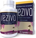 Reziva Resveratrol συμπλήρωμα - Ultra υψηλής ισχύος & γιατρός Formulated - Transresveratrol συμπληρώματα - Grapeseed Με Resveratrol - Για τη μακροζωία, την υγεία των ματιών και, γενική ευεξία - 30 κάψουλες Veg