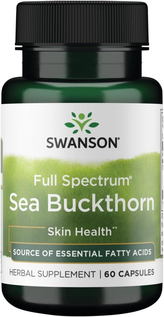Swanson Full Spectrum Sea Buckthorn 400 Milligrams 60 Κάψουλες