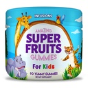 Έγχυση Super Gummies Φρούτων για τα παιδιά 90 Count Antioxidant Blend Μαλακό και νοστιμότατο Vegan Φιλικό Γλουτένη Χωρίς GMO