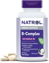 Natrol, B-Complex ταχείας διάλυσης δισκία, συμπλήρωμα προωθεί την ενέργεια & υποστηρίζει υγιές νευρικό σύστημα, 90 κόμη