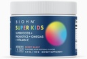 BIOHM Super Kids Superfood Powder Plus Probiotics, (5,3 Oz, 30 εξυπηρετούν) Delicious Berry Blast, Αντιοξειδωτικά, Ωμέγα 3 & Βιταμίνη C, Μη-GMO, Γαλακτοκομικά Χωρίς, Δεν Τεχνητά Συστατικά, Χορτοφαγικά, Ηλικίες 4+