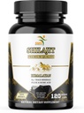 Shilajit Pure Himalayan Capsules (Fulvic Acid Supplement) 1,000mg of Organic Shilajit Extract per Serving, 120 Count (85+ Trace Minerals, No Fillers, No Binders)
