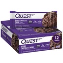 Quest Διατροφή διπλή σοκολάτα Chunk Protein Bars, 20g Protein Bars, 1g Ζάχαρη, 4g Net Carb, Χωρίς γλουτένη, Keto Φιλικό, 12 Count