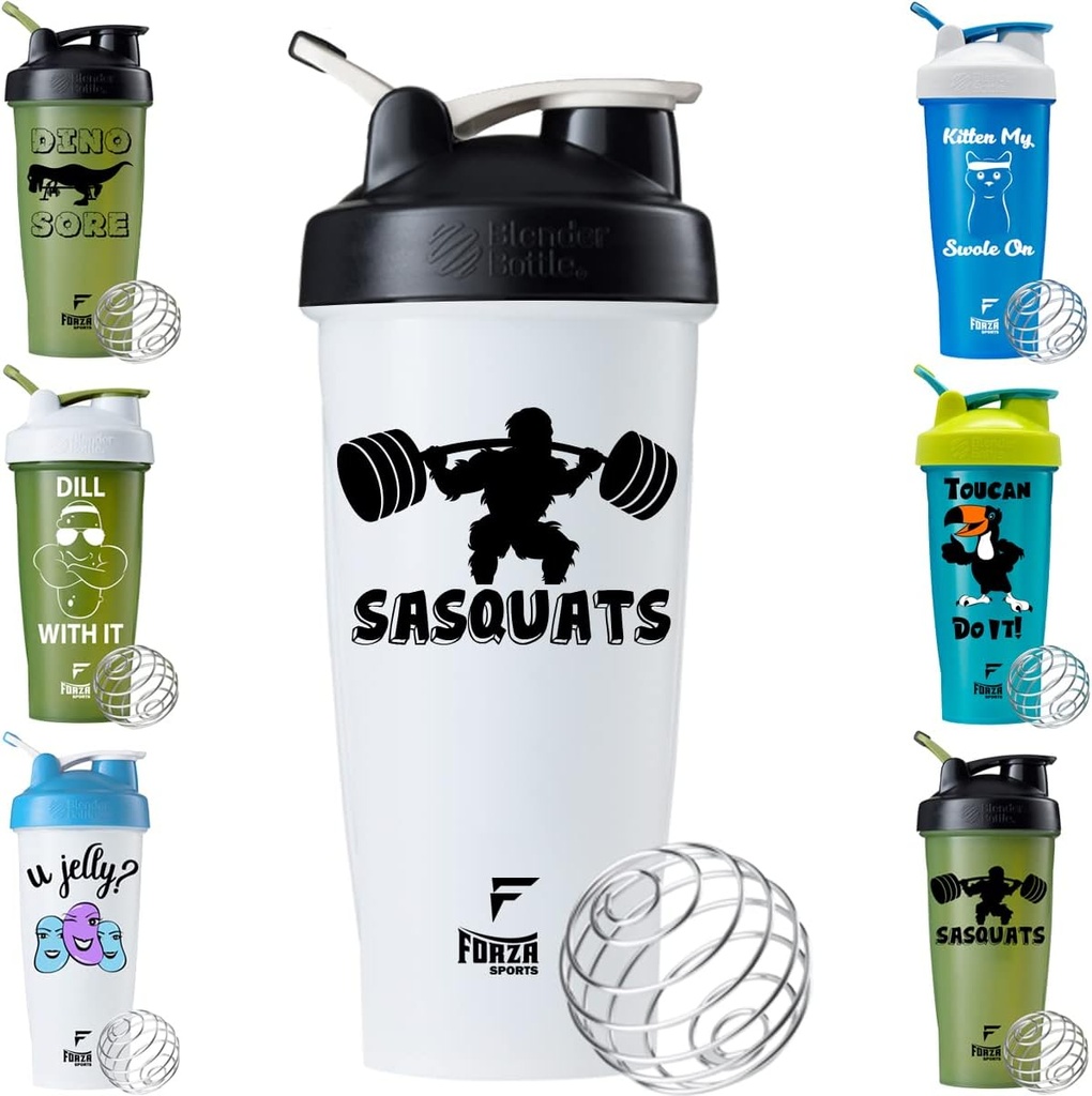 Forza Sports Blender Bottle x Classic 28 oz. Shaker - Sasquats - Black