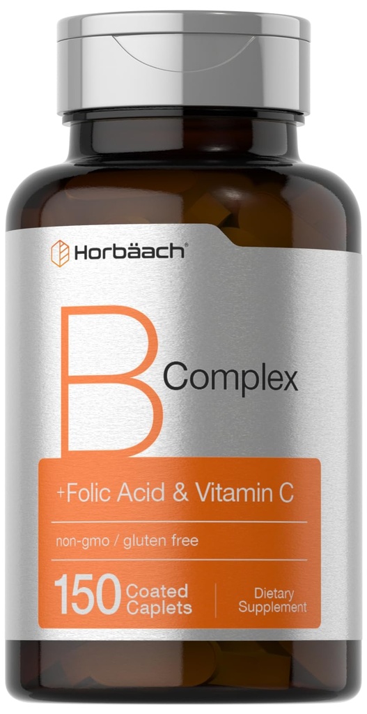 Horbaach B Complex Βιταμίνες για γυναίκες και άνδρες 