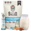 Salud 2-in-1 Hydration Packets + Ανοσία Ηλεκτρολυτές σκόνη, Horchata - Agua Fresca Drink Mix, Elderberry, Γαλακτοκομικά & Σόγια Δωρεάν, Μη-GMO, Χωρίς Γλουτένη, Vegan, Χαμηλή θερμίδα, 1g Ζάχαρη (15 Σερβιέτες)
