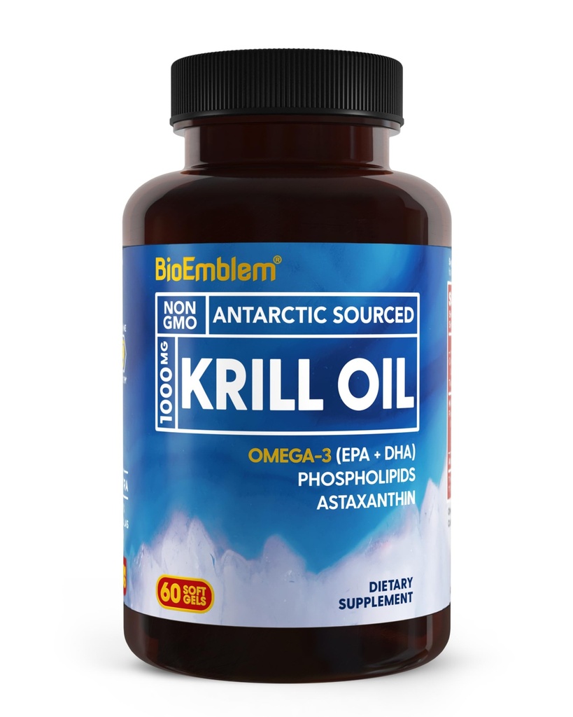 BioEmblem Antarctic Krill Oil Supplement 