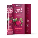 Snap Supplements Heart Beets Stick Packs, Organic Beet Root Powder Drink Mix, Cardiovascular Support for Men & Women, Beets, Pomegranate & Red Spinach, Nitric Oxide Booster, Mixed Berry, 10 Servings