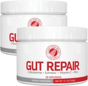 Silver Fern Gut Repair - Digestive Health Supplement Powder - L-Γλουταμίνη, Κουρκουμίνη, Ψευδάργυρος & Ασκορβικό οξύ (2 Tubs - 60 Servings)