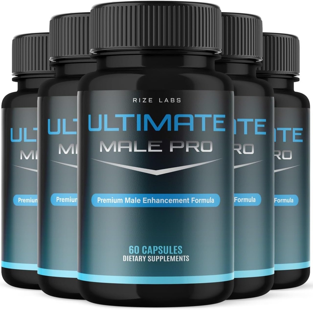 (5 Pack) Ultimate αρσενικά Pro κάψουλες για άνδρες, Ultimate αρσενικό Extreme συμπλήρωμα, Όλα-Φυσική υποστήριξη για ένα υγιεινό ενεργό τρόπο ζωής, UltimateMalePro Κριτικές (300 κάψουλες)