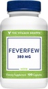 Η βιταμίνη Shoppe Feverfew 380MG, ένα παραδοσιακό βότανο, μια φορά την ημέρα (100 κάψουλες)