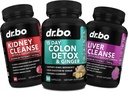 Cleanser του παχέος εντέρου Detox & Kidney Liver Cleanse - 15 Ημέρα Colon Cleanse Χάπια, Kidney Liver Detox Υποστήριξη συμπλήρωμα - Bowel Movement Συμπληρώματα, Kidneys, Bladder, Urinary Tract, Gallbladder Pills