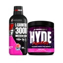 PROSUPPS L-καρνιτίνη 3000 διεγερτικές δωρεάν ενέσεις υγρού (31 σέρβις, μούρο) και ο κ. Hyde Signature Series Pre-Workout Ενεργειακό ποτό σε σκόνη (30 σέρβις, σκόνη pixie) Bundle
