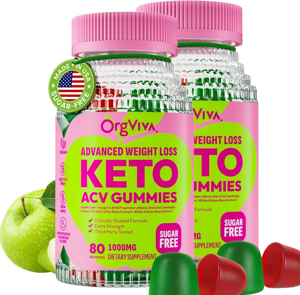 Keto Acv Gummies για Σύνθετη απώλεια βάρους, συμπλήρωμα ξύσματος μηλίτη μήλου με B12 - Χωρίς γλουτένη, Vegan, ενίσχυση του μεταβολισμού και της ενέργειας, υποστήριξη Digestive Υγεία