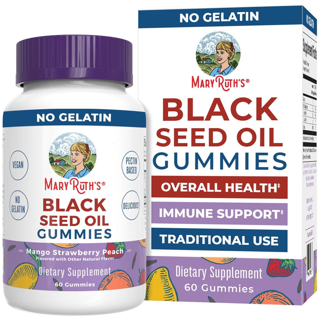 MaryRuth Organics Black Seed Oil Gummies 