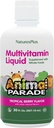 NaturesPlus Ζωική Παρέλαση Πηγή Ζωής Παιδική Υγρή Πολυβιταμίνη - Τροπική γεύση μούρου - 30 fl oz - Ολόκληρο το συμπλήρωμα διατροφής - χορτοφάγοι, χωρίς γλουτένη - 60 εξυπηρετούν