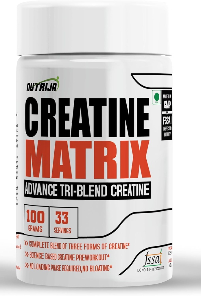 Creatine MatrixTM - Πλήρης μείξη του HCL της Creatine, Νιτρικό & Χηλικό μαγνήσιο - 100 γραμμάρια (Pineapple)