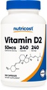 Nutricost Vitamin D2 συμπλήρωμα (2000 IU) 240 κάψουλες - Vegan, μη ΓΤΟ, χωρίς γλουτένη, τρίτο μέρος δοκιμαστεί