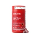 HumanN SuperBeets Κάψουλες ρίζας τεύτλων Γρήγορη κυκλοφορία 1000mg, Βοηθά στην υποστήριξη της παραγωγής νιτρικού οξειδίου, της αρτηριακής πίεσης, της υγείας της καρδιάς, Περιέχει μη GMO Σκόνης, Σπουδασμένα Αντιοξειδωτικά 90 Μέτρα