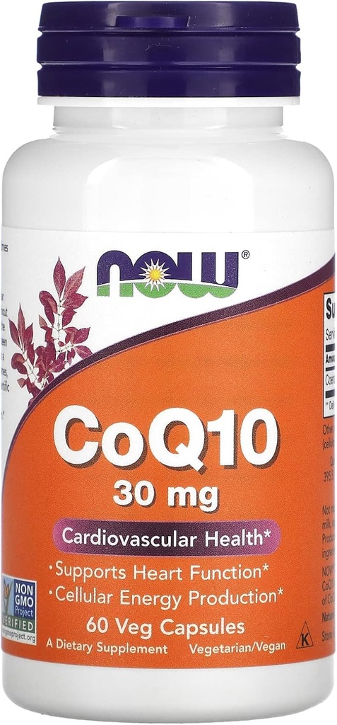 NOW ΤΡΟΦΙΜΑ Co Q10 30mg, 60 CT