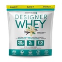 Σχεδιαστής Wellness, Designer Whey, Φυσικό όταν σκόνη πρωτεΐνης με τα προβιοτικά, Fiber, και το κλειδί B-Vitamins για την ενέργεια, Γλουτένη-ελεύθερο, γαλλική βανίλια, 4 lb